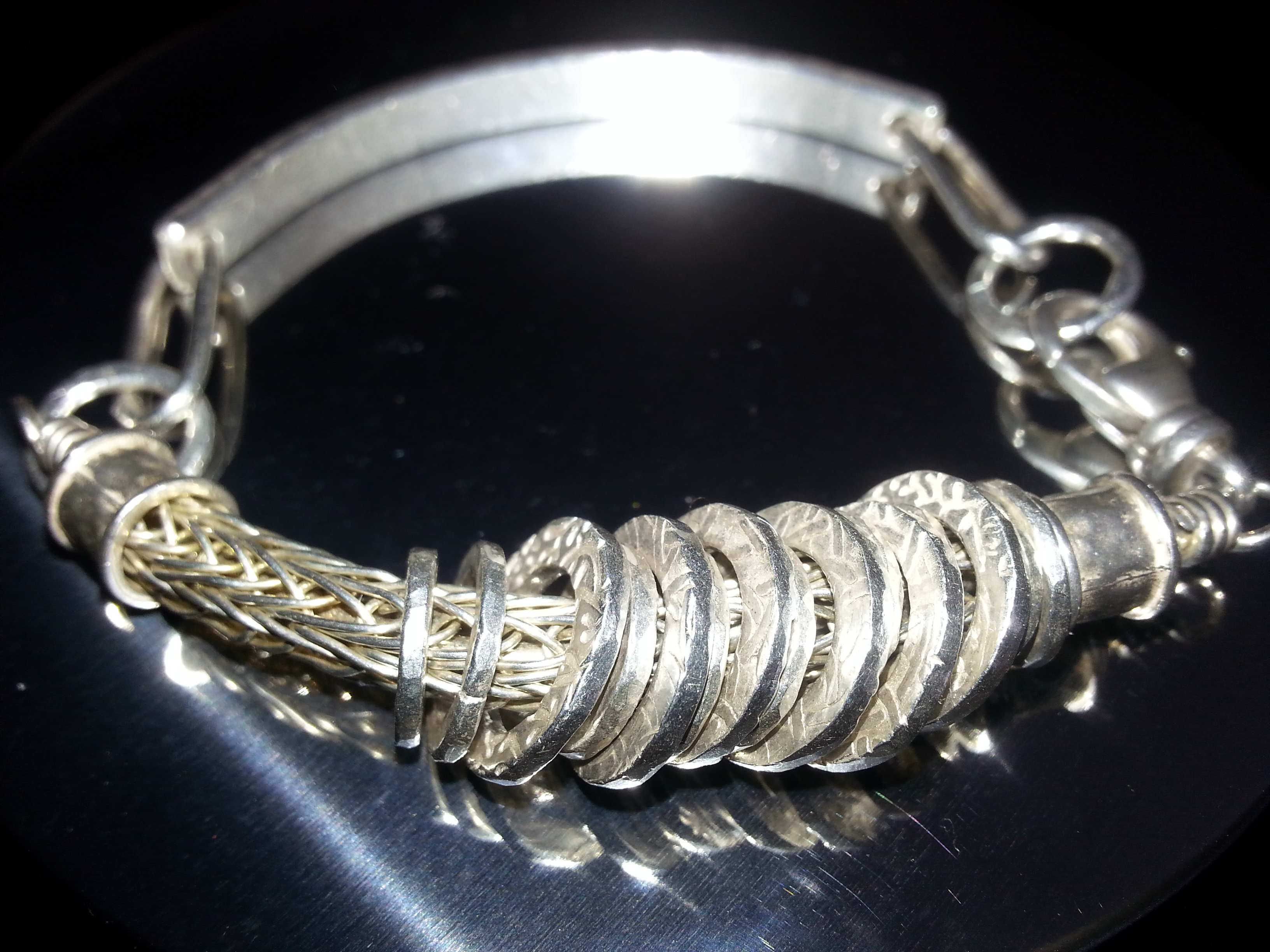 sterling fine silver pmc texture